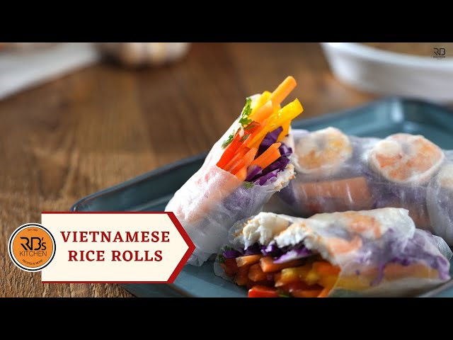 Vietnamese rice paper rolls (summer rolls) - Casually Peckish