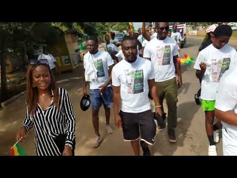 Walking from Akatsi to Ave-dakpa Volta Region/Ghana for peace, unity and development