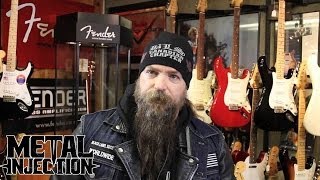 Zakk Wylde on how to guitar shop at Matt Umanov Guitar Shop on Metal Injection