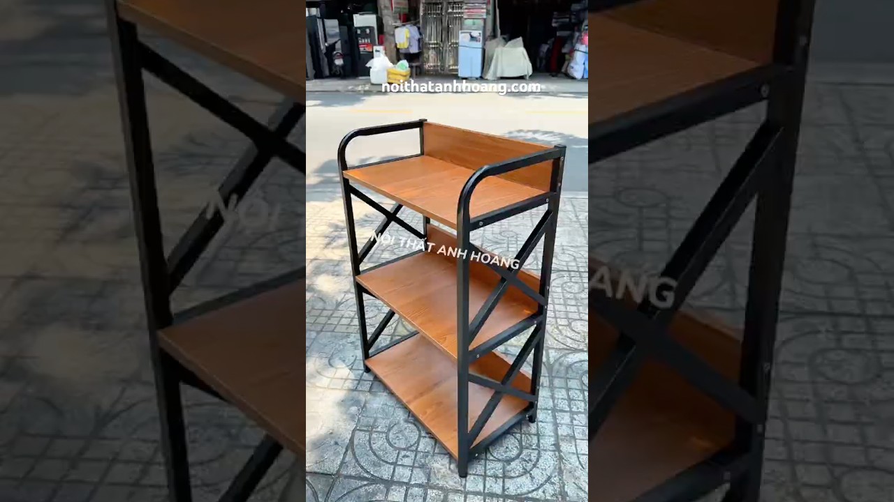 Kệ Trang Trí Decor Đa Tầng 5 – Dùng Làm Kệ Vi Sóng, Đựng Đồ Tiện Lợi | Nội Thất Anh Hoàng