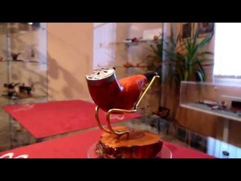 Pipa radica modello testa anatra - www.paronellipipe.it