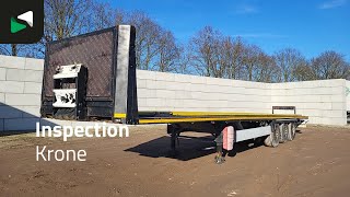Krone SD Select 3 axles Lifting Axle 平床セミトレーラー | 画像 4 - Autoline