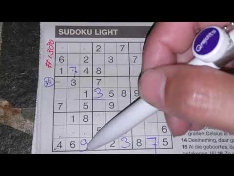 Work hard, Play hard! (#1380) Light Sudoku. 08-21-2020 part 1 of 2
