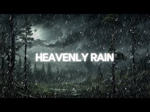 Heavenly Rain - Soaking Worship Music and Fall Asleep In 3 Minutes with Thunderstorm
