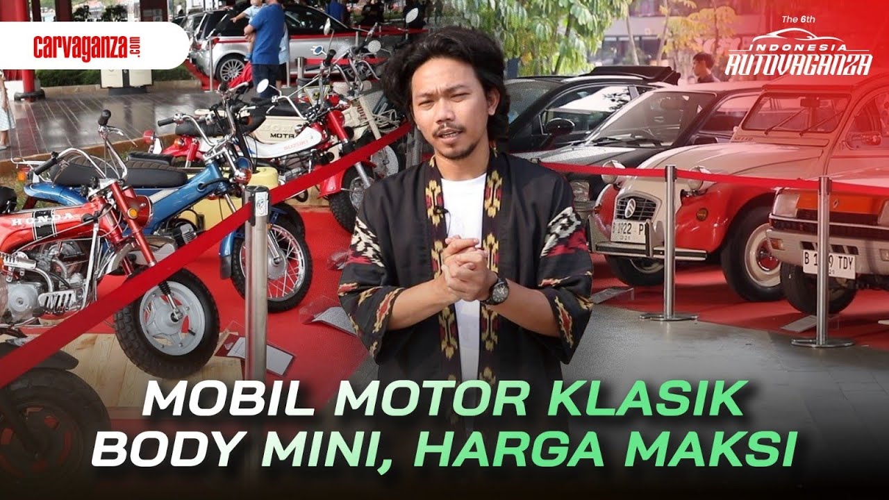 Mobil dan Motor "MINI" mejeng di Indonesia Autovaganza 2024. Harganya Ada yang 300juta!