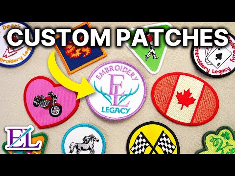 How to EASILY Make Patches with Machine Embroidery!