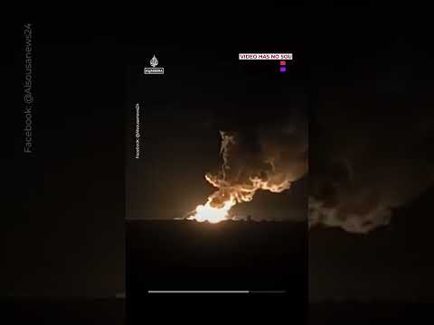 Huge explosion at a weapons depot in Syria