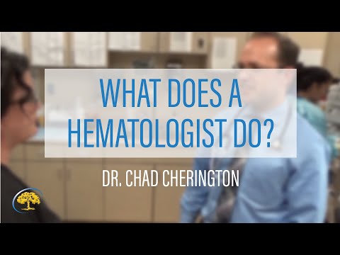 What Does a Hematologist Do? | Dr. Chad Cherington