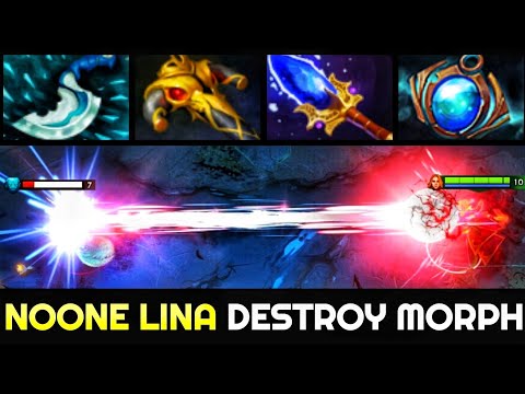NOONE Lina 100% Counter Pick Destroy Morphling Mid Dota 2