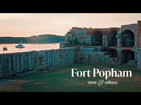 Fort Popham at Sunset - Hidden Maine History by the Sea