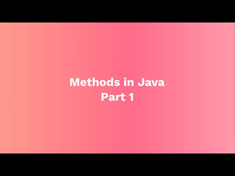 Java Methods Explained Learn Method Types Syntax Examples Part 1