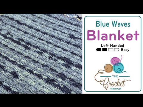 Left Hand Crochet for Beginners Baby Blanket Pattern The Crochet Crowd