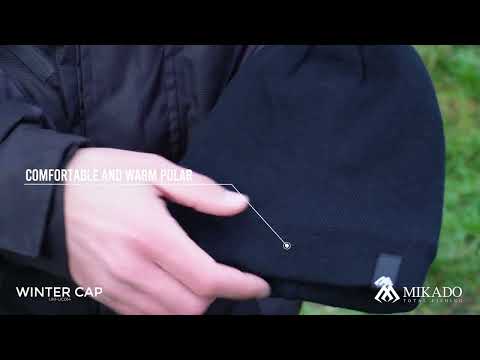 MIKADO - MIKADO - winter cap - basic with fleece - black - 1 pcs.