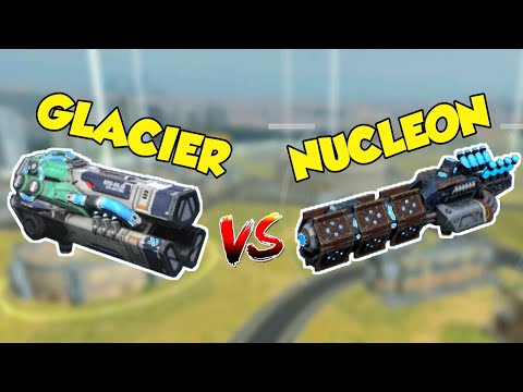 War Robots: Heavy Weapons - Glacier VS Nucleon Mk2 Comparison [WR]