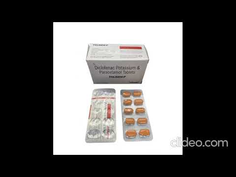 Diclofenac paracetamol tablet, 375mg