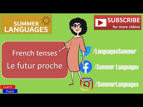 FRENCH tenses | How to use the near future tense | Le Futur proche | Learn French