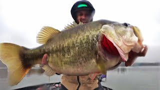 40+ Pound Limit of Winter Bass after a Cold Front!