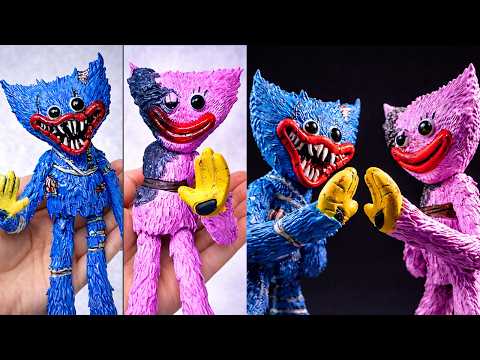 Making Poppy Playtime: Chapter 5 - Huggy Wuggy & Kissy Missy Sculptures Timelapse