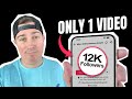 Blow Up On TikTok FAST He Got 12 000 Followers OVERNIGHT