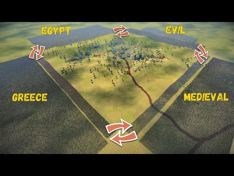 Battle 4 Armies: Egypt - Evil - Medieval - Greece - UEBS 2