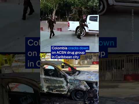 Colombian troops crack down on  drug group in coastal city of Santa Marta | DW News