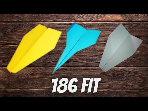 How to Make 3 EASY Paper Airplanes that FLY FAR / Best Paper Plane