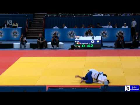 Judo 2011 World Championships Paris: Carrascosa (ESP) - Heylen (BEL) [-52kg]