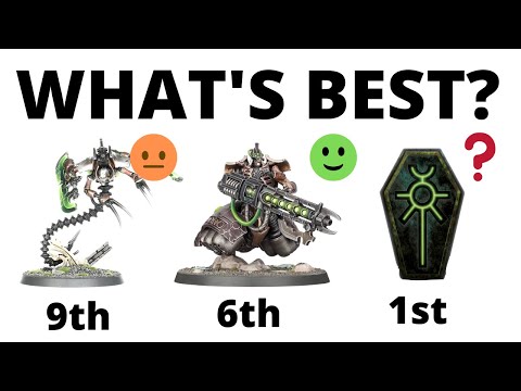 Rating the Strongest Ten Necron Units in Warhammer 40K - Best Necrons in Arks of Omen