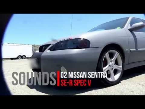 02 Nissan Sentra SE-R Spec V Sound after Rear Cat Install (MagnaFlow) B15