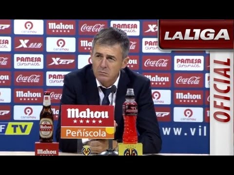 Rueda de Prensa de Lucas Alcaraz tras el Villarreal CF (3-0) Granada CF - HD