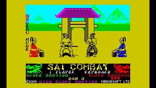 Sai Combat - ZX Spectrum Gameplay & Review