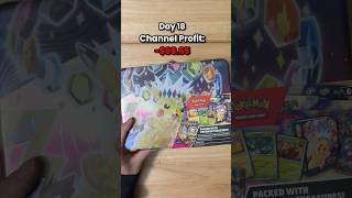 Pokémon Profit/Loss Challenge! (Day 18) Pikachu Lunch Box   #pokemoncards #shorts