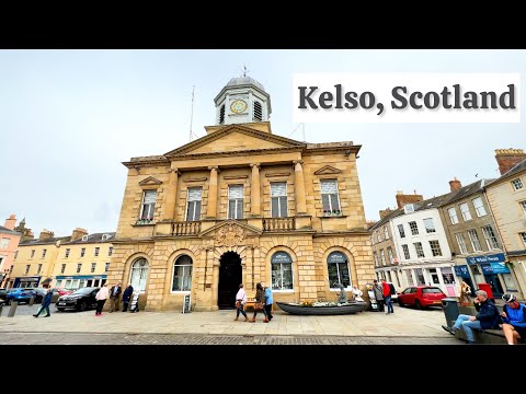 A Day Out in Kelso, Scotland | 4K Walking Tour