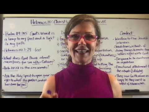 Hebrews 10: Christ's Sacrifice Once for All