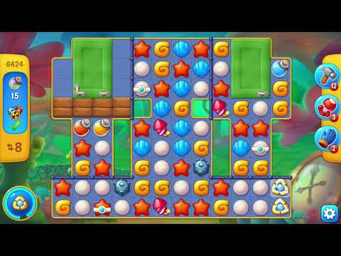 [FISHDOM Walkthrough] Level 6424 (Qua màn - Fishdom)