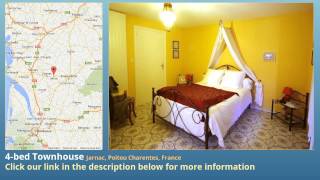 4-bed Townhouse for Sale in Jarnac, Poitou Charentes, France on frenchlife.biz