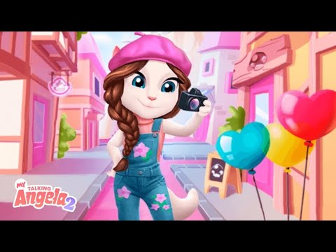 Traveling in Paris 🗼 My Talking Angela 2 Gameplay | New Update Gameplay