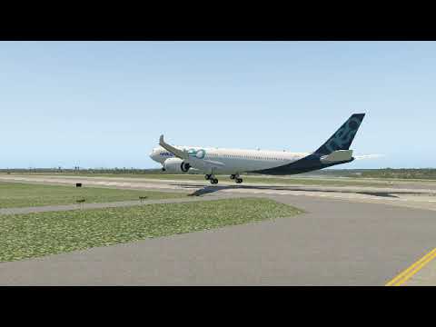 -67 fpm a330neo landing (x-plane 11) #swiss001landing