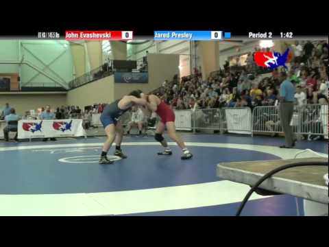 University Nat`ls FS  66 KG / 145.5 lbs: John Evashevski vs. Jared Presley