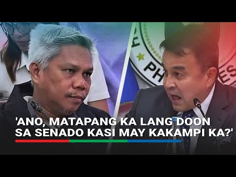 'Tawagin mo 'yung kakampi mo! Quad-comm confronts Grijaldo over coercion accusation | ABS-CBN News