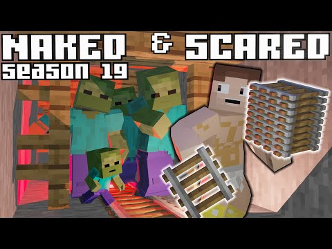 Naked & Scared: Minecraft Challenge in Ultra Hardcore Season 19 - Episode 7