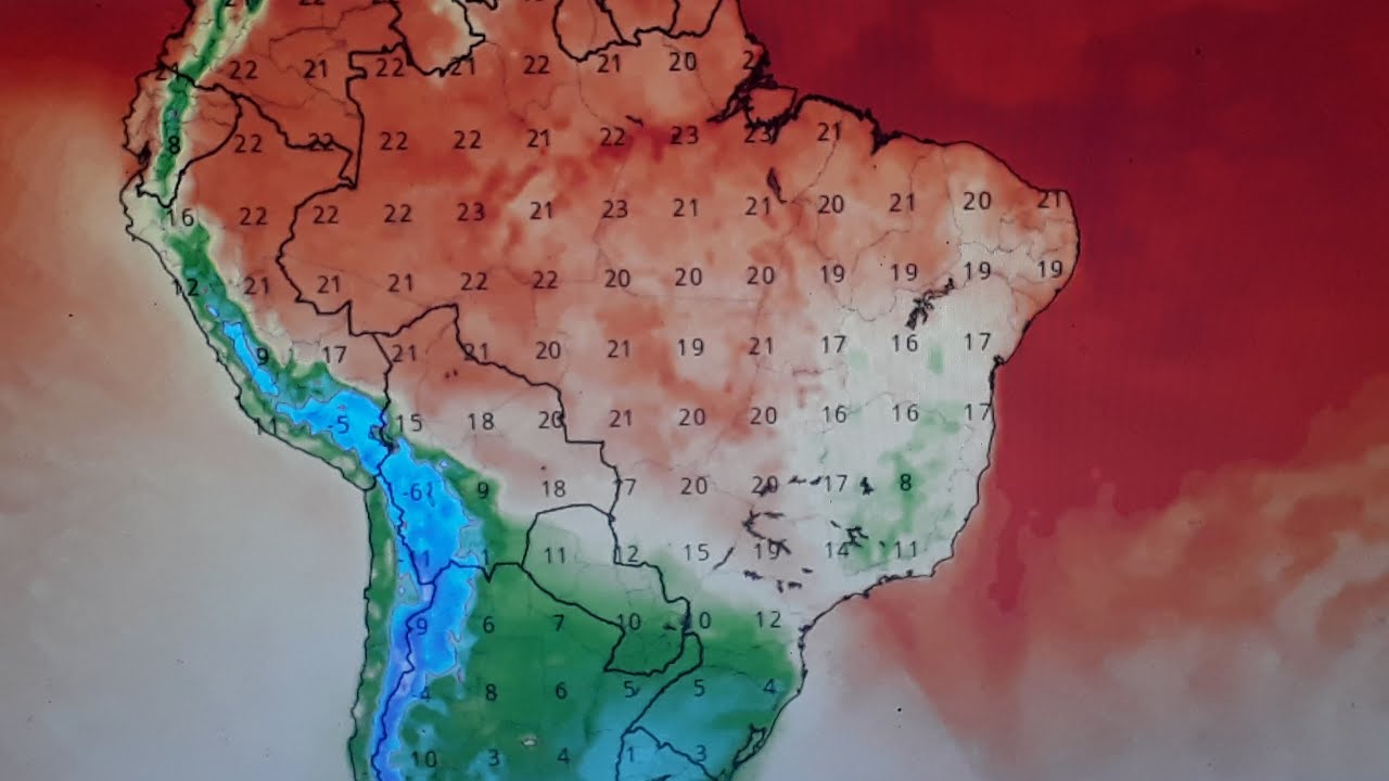 Previsão do tempo para os dias 17 e 18/06/2022 - frente fria avança pelo país e massa polar atrás!