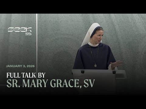 "Love is speaking to you." Sr. Mary Grace, SV at #seek26