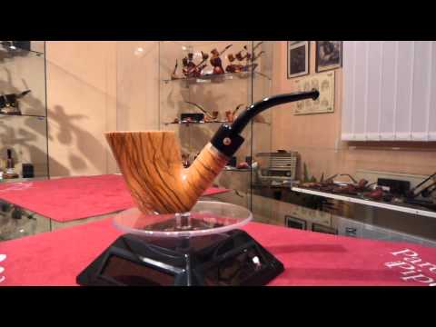 Pipa in olivastro bent stand up - www.paronellipipe.it