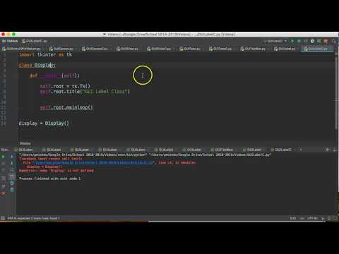 Python3 Tkinter Gui Label