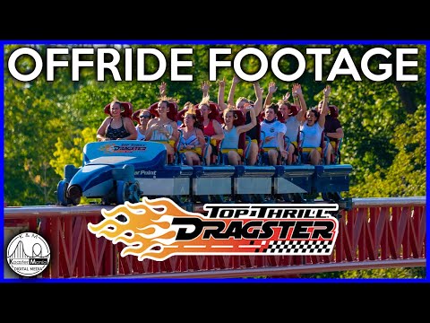 Top Thrill Dragster | Cedar Point | 4K Off-ride Footage | Non-Copyright | 2021