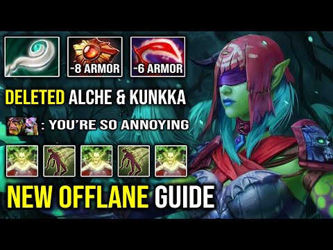 100% PURE CARRY DP Offlane Guide | Deleted Alchemist & Kunkka with Exorcism DotA 2