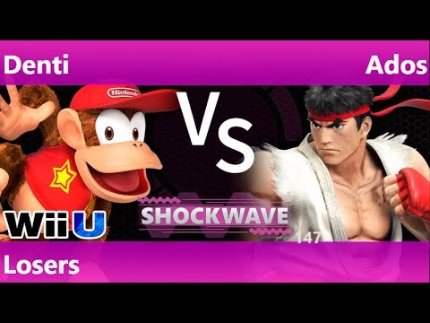 SW 147 - Denti (Diddy, Cloud) vs Ados (Ryu) Losers - Smash 4