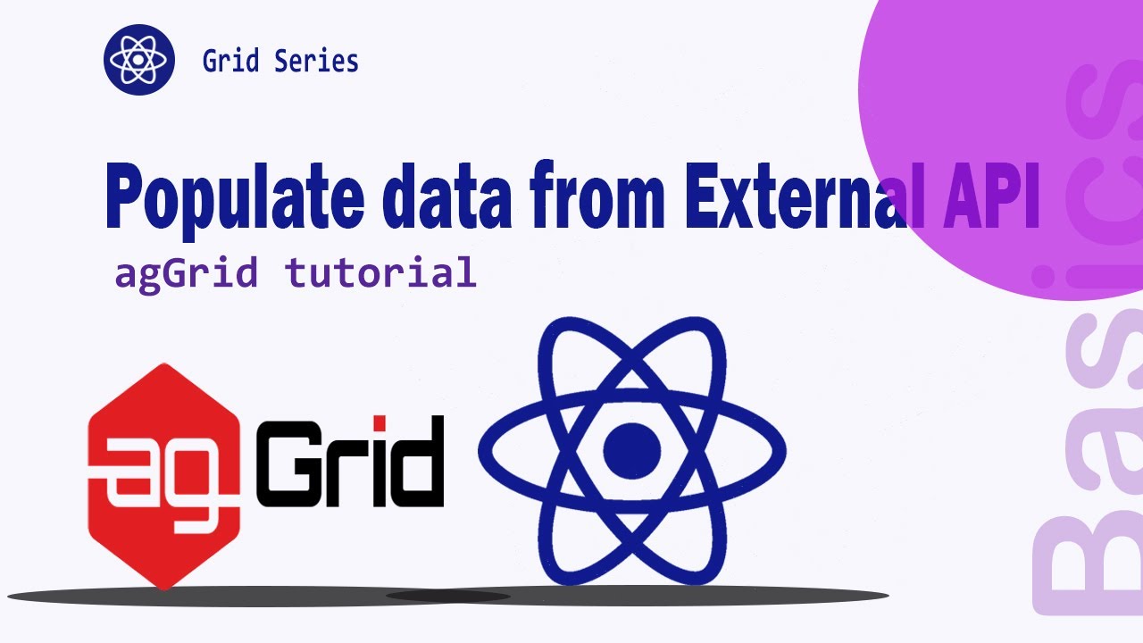 React Ag-Grid Tutorial: Populating Table with External API Data | | Codenemy Tutorial