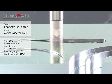 TungForce-Rec - Miniature shoulder milling cutter